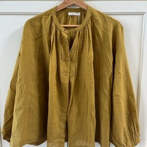 DOEN - The Jane Blouse - Golden Willow (M)